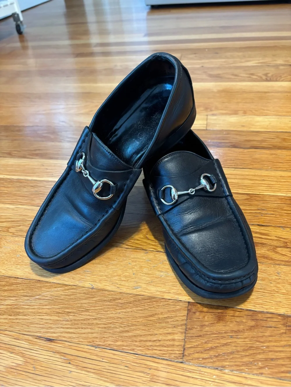 Gucci Horsebit Loafers vintage black